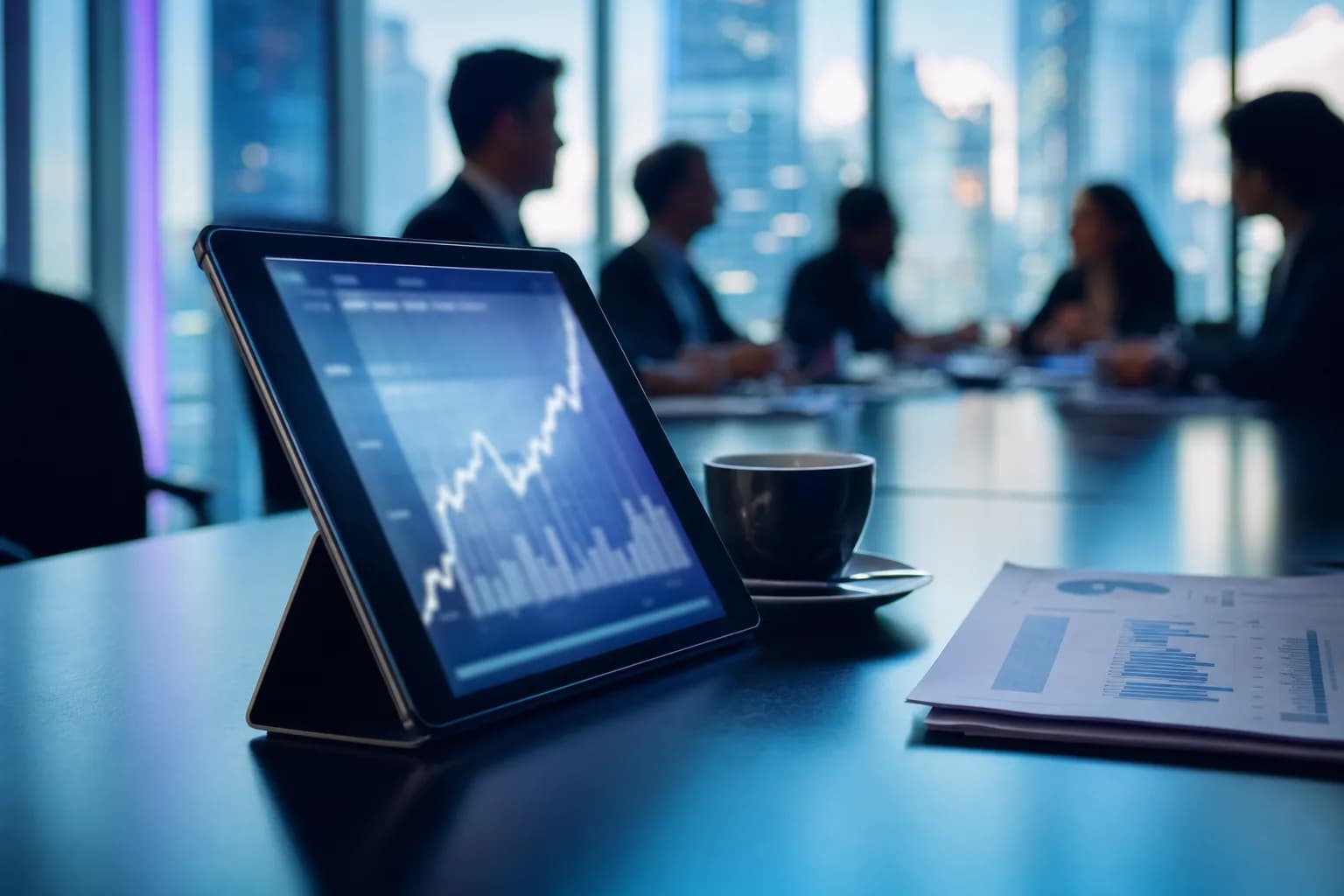 Painel com lista de publicações, gráfico de menções da marca e indicadores de posição no buscador
